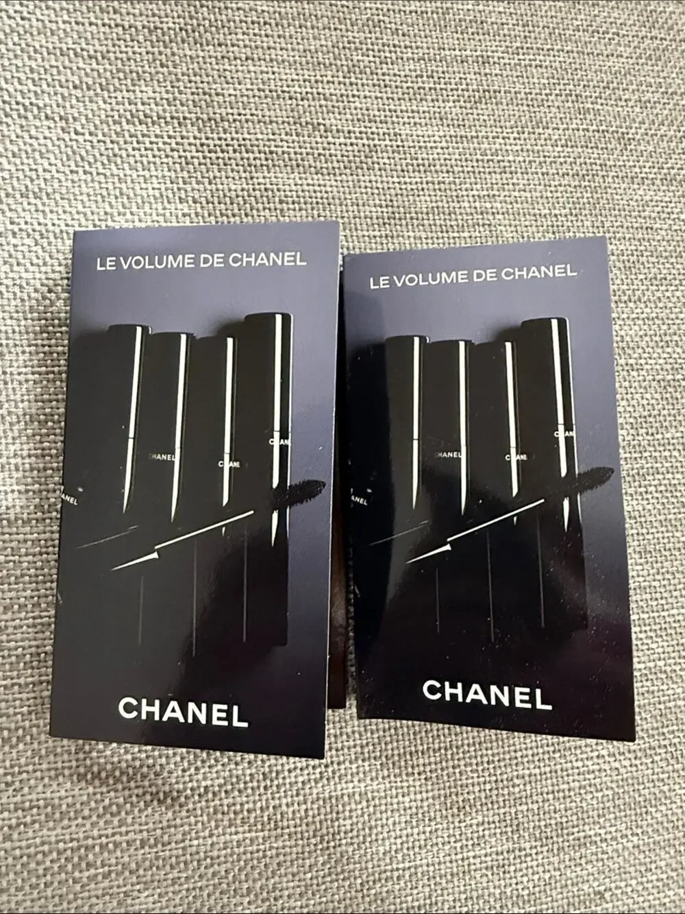 Chanel lê volume de Chanel travel size pack of black mascaras new